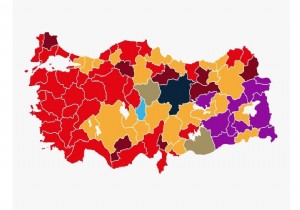 Oy Tasnifi Srerken CHP Trkiye Genelinde AK Partinin nnde